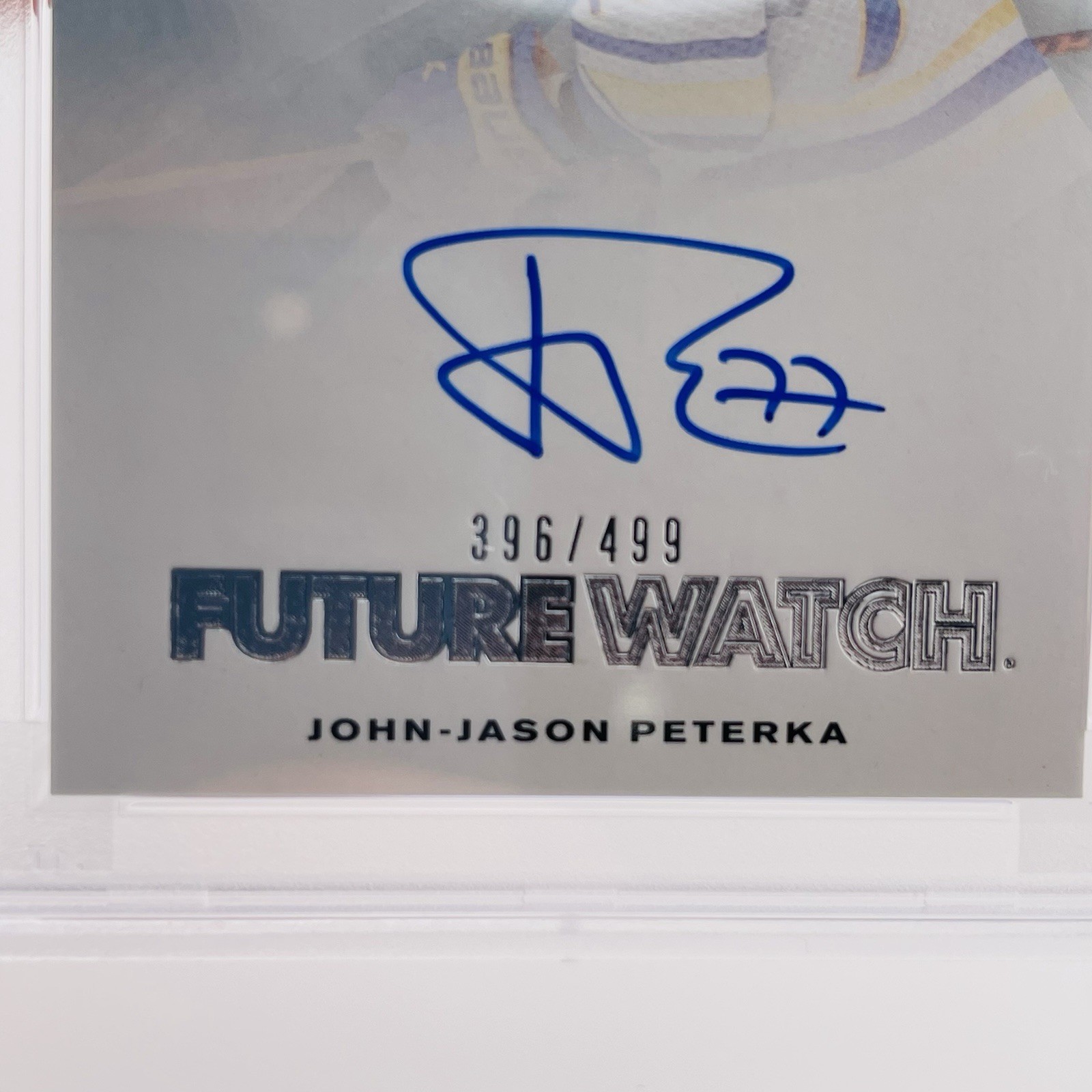 JJ Peterka FWA Retro /499 PSA 10 💎 2021-22 SP Authentic Future Watch Auto view 3