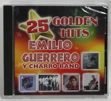 Emilio Guerrero y Charro Band - Cd - 25 Golden Hits - Tejano Chicano Sealed
