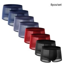 8pcs Boxhero Mens Underwear Box Hero Boxer Briefs Shorts Built-in & 3D Pouch UK