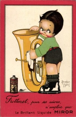 Künstler Ak Mallet B., le Brillant Liquide Miror, Tuba - 4698021