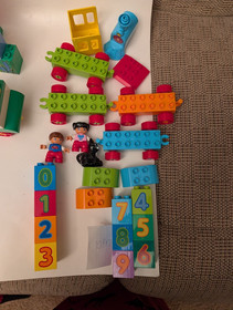 Lego Duplo 6051 Play with Letters & 10847 Number Train - Alphabet / Numbers 100%