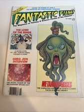 FANTASTIC FILMS Oct 1978 Ralph Bakshi's Lord of the rings Metamorphoses w/Poster
