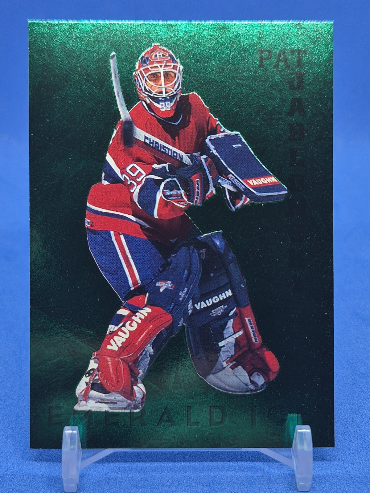 1995-96 Parkhurst International Emerald Ice Pat Jablonski #386 