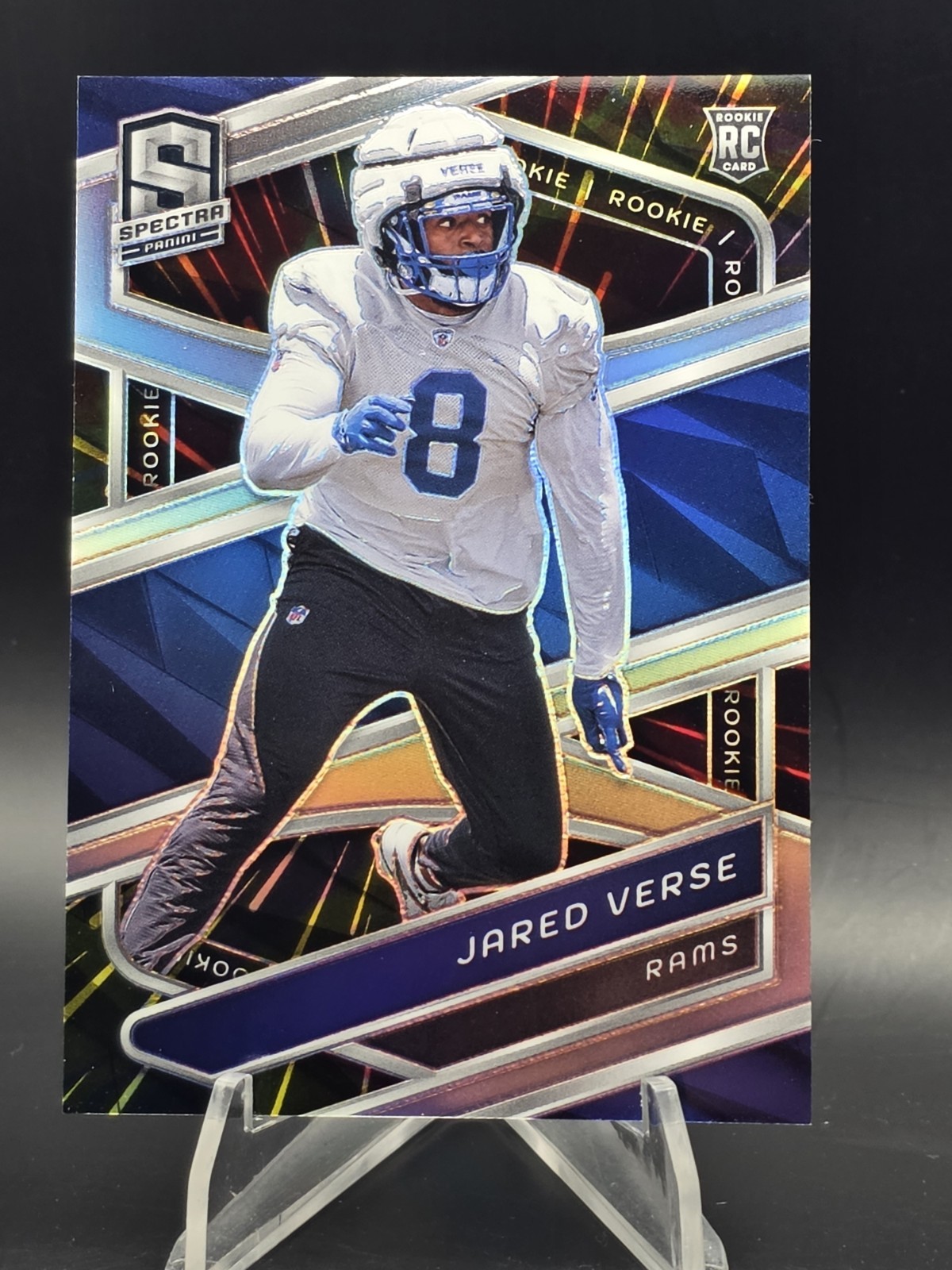 2024 Panini Spectra - Rookies Jared Verse #163 Hyper Prizm 🔥1/75🔥 (RC)