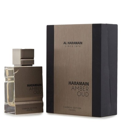 Al Haramain Amber Oud Carbon for Men Eau de Parfum Spray 3.4 oz New -Damaged Box