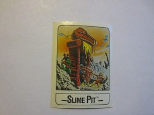 1985 SLIME PIT CARD MUTU RIOBLAST OF THE UNIVERSE WONDER BREAD