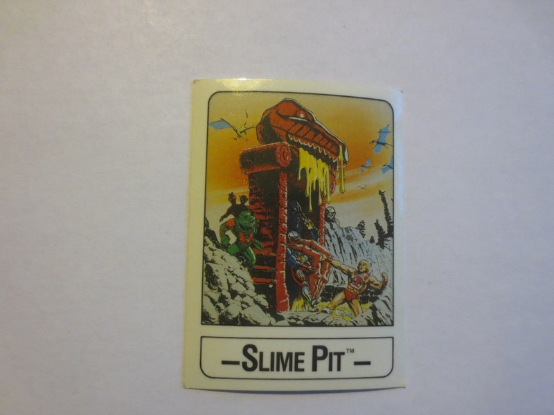 1985 SLIME PIT CARD MUTU RIOBLAST OF THE UNIVERSE WONDER BREAD
