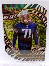 2020 Panini Select - Field Level Josh Uche #395 Zebra Prizm (RC)
