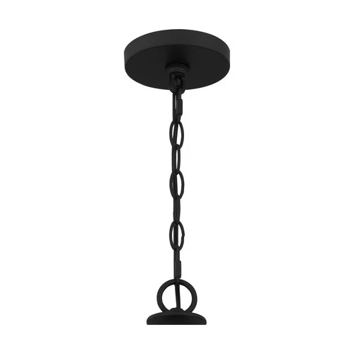Prescott 5-Light Chandelier in Matte Black - Picture 6 of 7