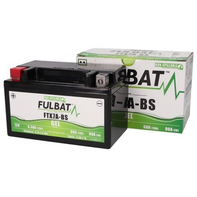 Akku Batterie Fulbat FTX7A-BS GEL 12V Wartungsfreie Gel-Batterie 6Ah 90A Kältepr