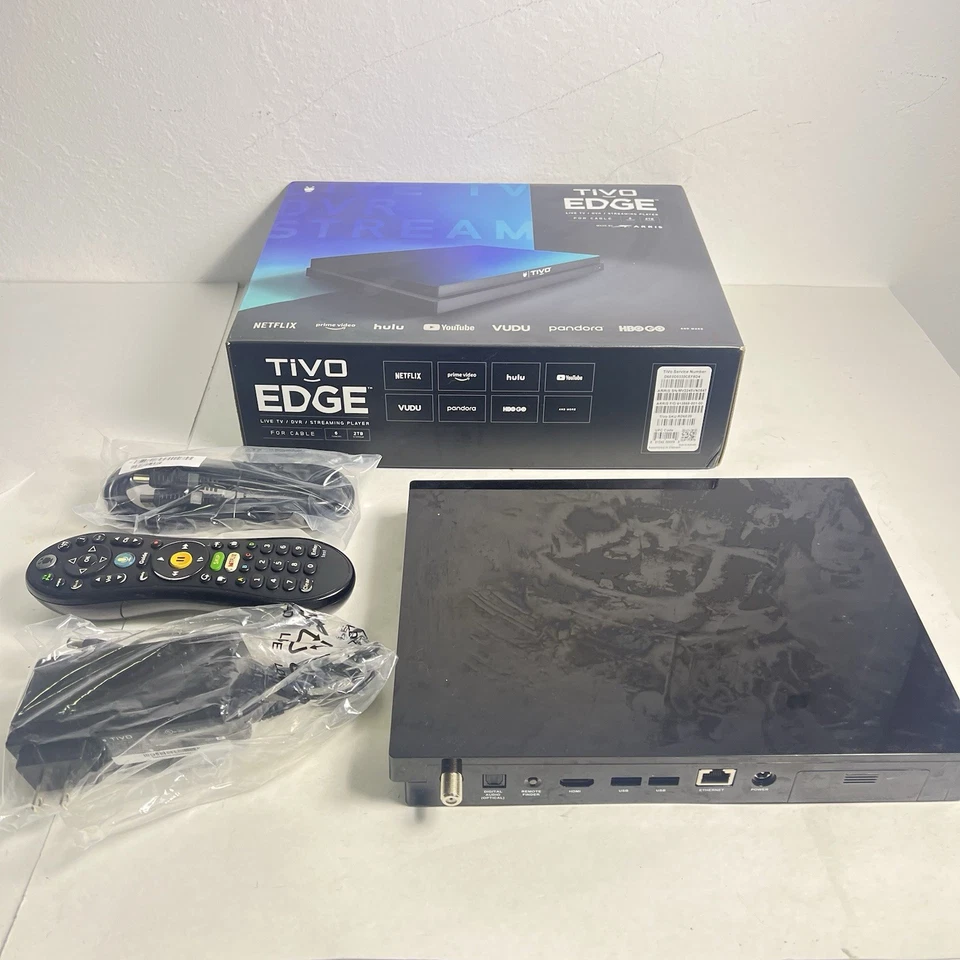 Reproductor de transmisión DVDR de TV en vivo TIVO EDGE RD6E20 para cable 6 sintonizadores 2 TB de almacenamiento Foto 4 de 4