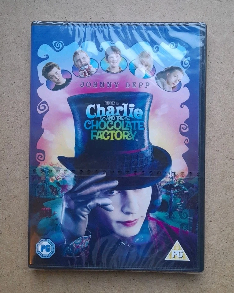 Charlie And The Chocolate Factory DVD Johnny Depp 2005 Fantasy Family Film - New - Image 2 of 4