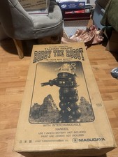  Masudaya 1997 Battery Operated Talking Figure Robby the Robot 24" Tall w/ Box