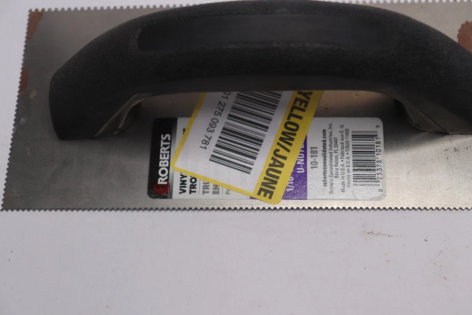 Paleta de suelo Roberts económica de doble muesca 10-181 - oxidada Foto 2 de 4