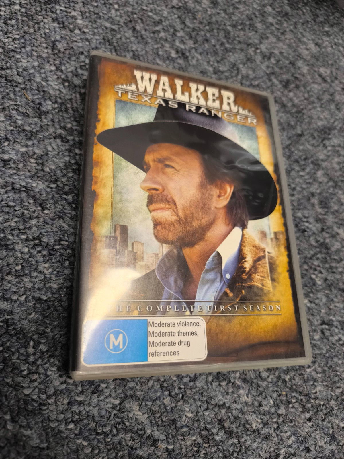 Walker Texas Ranger DVD Set Complete Season 1 Region 4 Chuck Norris (Free P+P)