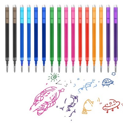 0.5 mm Erasable Gel Ink Pen Refills Compatible with Frixion Friction, 8 Color...