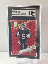 2023 Donruss Elite Aspirations Shimmer Drake London /625 SGC 10