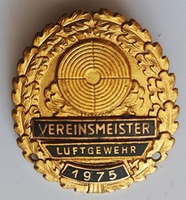 VINTAGE Geinsmeister fucile ad aria compressa shooting dirndl costumi Oktoberfest distintivo