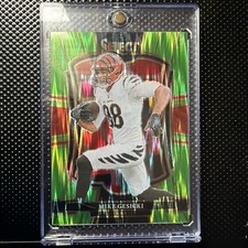 2025 Panini Select - Premier Level Mike Gesicki #159 Neon Green Shock Prizm /699