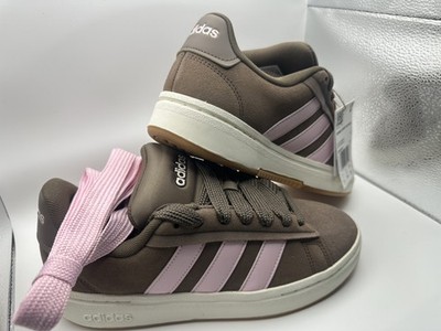 Adidas Grand Court Alpha 00s Brown Comfy Casual Shoes / JR0541 / Womens Size 7.5