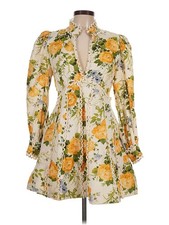 BHLDN Women Yellow Casual Dress 10
