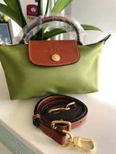 Longchamp Tote Crossbody Bag Green Xs Mini
