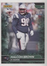 2017-18 Panini Instant NFL AFC Champions Green 8/10 Malcom Brown #453 uk2