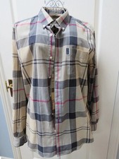 Barbour Tartan 5 House Check Shirt Size M Beige Heritage Designer Outdoor