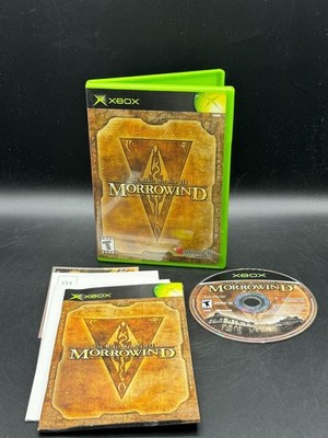 Elder Scrolls III 3 Morrowind Microsoft Xbox CIB Complete Authentic W/ Map