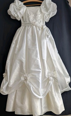 Weißes Hochzeitskleid von Kleemeier Hof - Größe 38