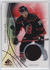 2024-25 Upper Deck SP Game Used Red Jersey Sebastian Aho #61 1rt8