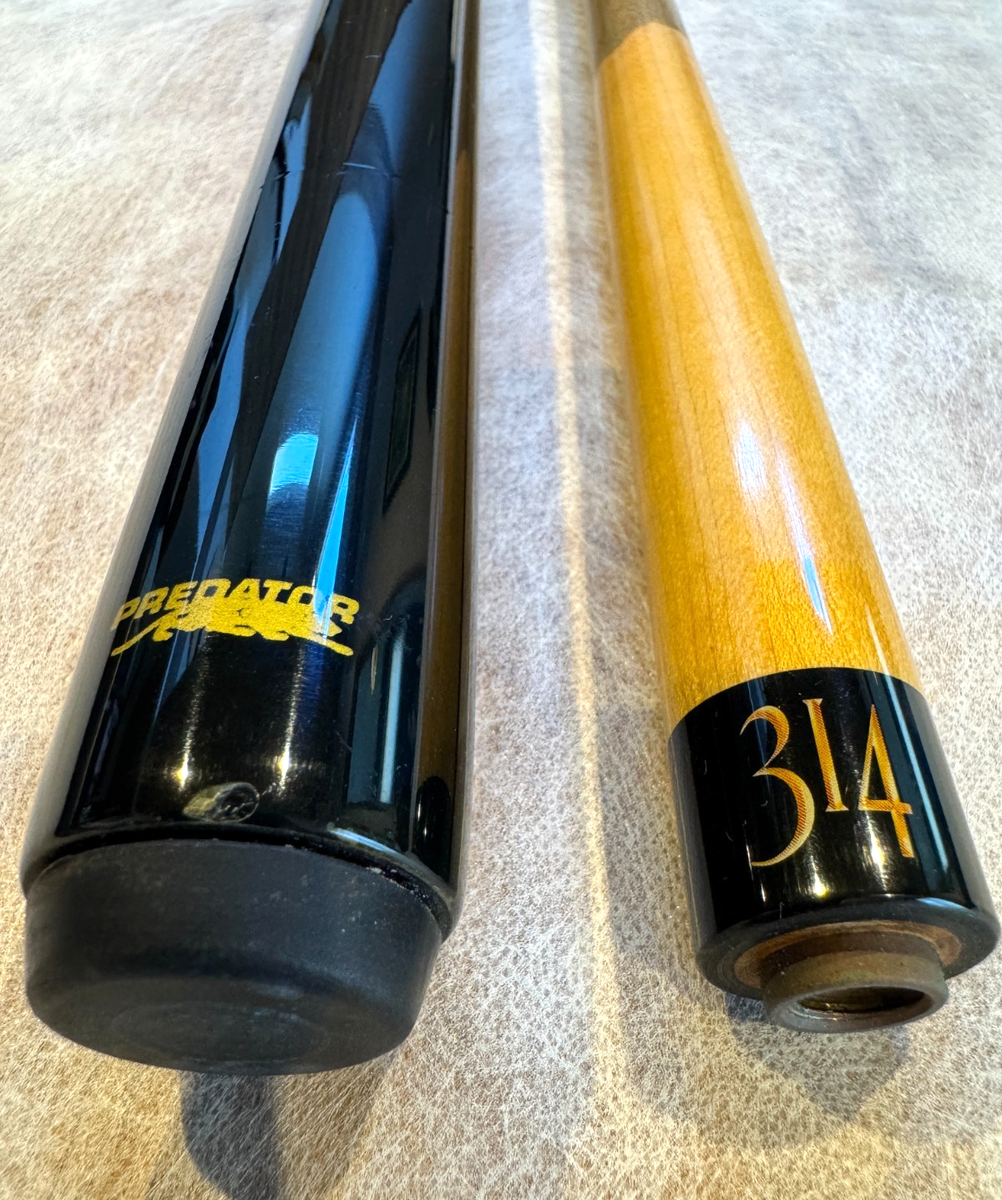 Predator BK Break Cue 314 Shaft Uni-Loc 19.7oz Billiard | eBay