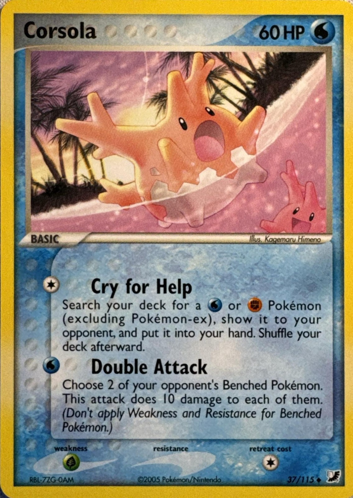 Corsola 37/115 Uncommon Unseen Forces Pokemon Near Mint