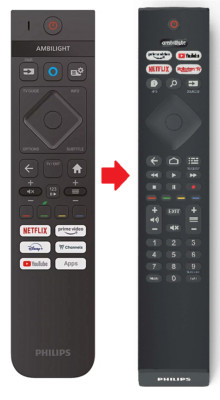 Original Fernbedienung Philips TV 50PUS8319/12 | 50PUS8349/12 | 50PUS8909/62