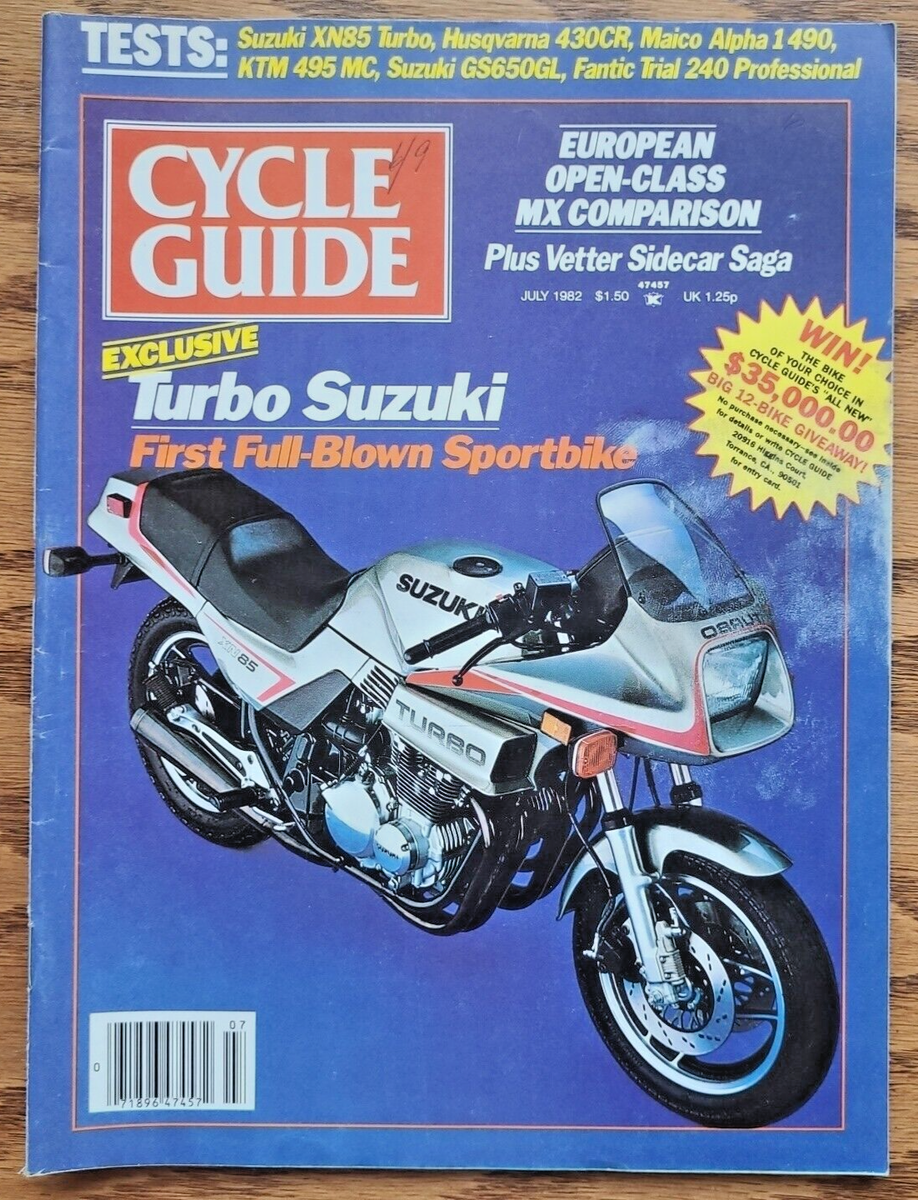 Cycle Guide Magazine July 1982 Motorcycle Motocross Off Road