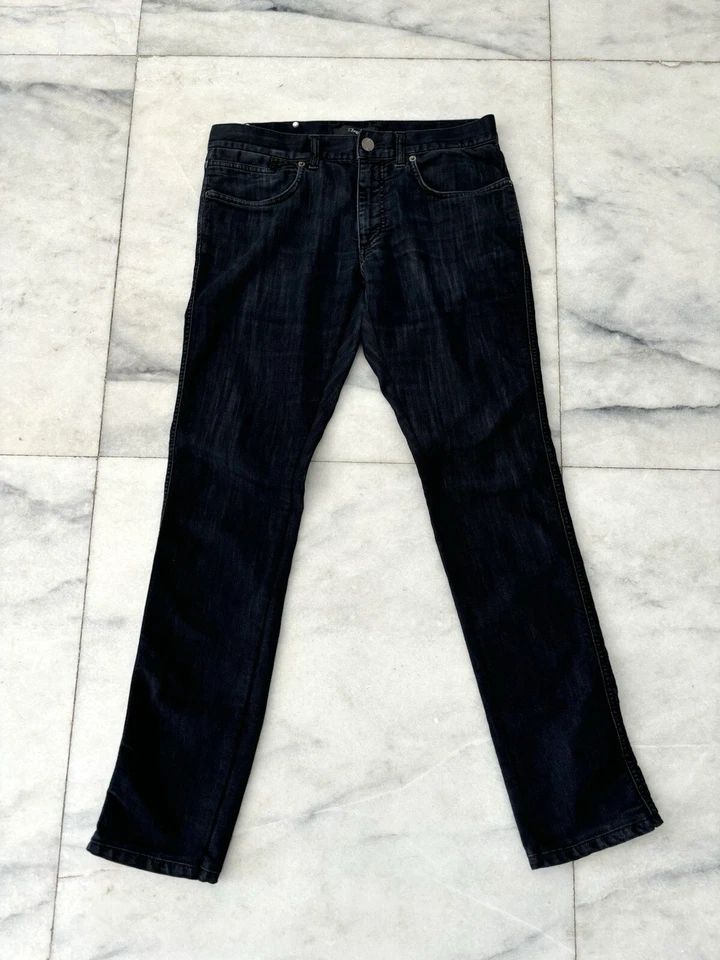 Z ZEGNA Jeans City Fit Low Rise Dark Blue Men’s Size 33 See Below - Image 3 of 4