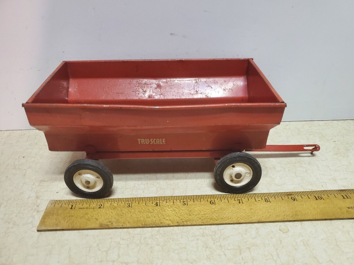 Toy VTG 1960 's Tru Scale Flare Box Grain Wagon 1/16 scale