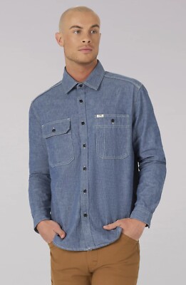 MEN'S LEE 101 WORKWEAR SHIRT New Sz XXL Selvedge Denim New 250$ | eBay