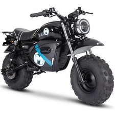 MotoTec 60V 1500W Lithium Electric Mini Bike Black High-Performance Ride
