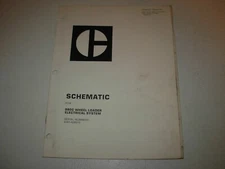 Caterpillar 980C Loader Electrical System Schematics , 63X1-63X816 