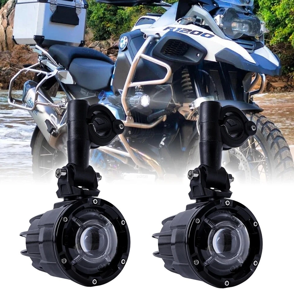 Luces LED antiniebla auxiliares luces de paso para BMW F650X F800GS G650X/GS HP4 K1200 Foto 2 de 4