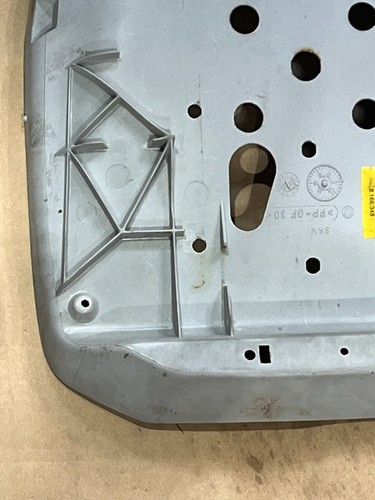 94-99 BMW E36 FRONT RIGHT PASSENGER GREY SPORT SEAT PAN LOWER TRAY 8166348 OEM - Picture 8 of 14