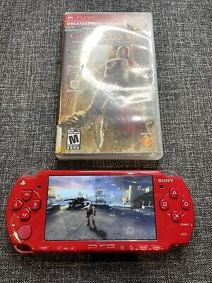  PlayStation Portable Limited Edition God of War Ghost of Sparta  Entertainment Pack - Red/Black : Video Games