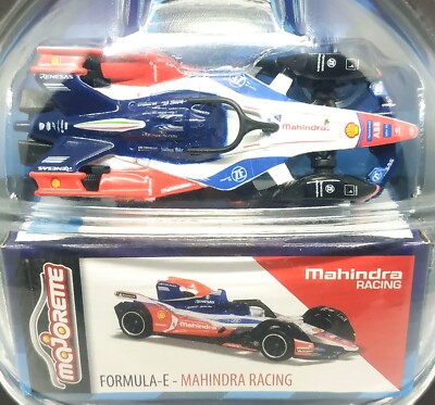 Majorette Formula E Mahindra Racing White / Red / Blue 1:64 3