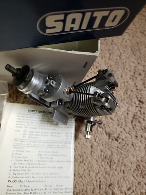 Saito Engine - Saito FA-30 - FA 30 open rocker - NIB | eBay