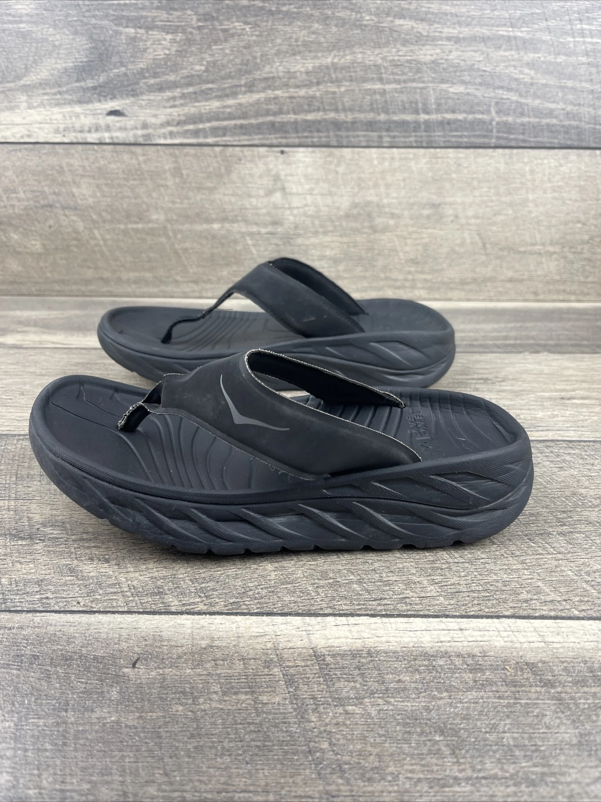 Sandali infradito infradito Hoka One One Ora recupero perizoma neri taglia 9 taglie 7