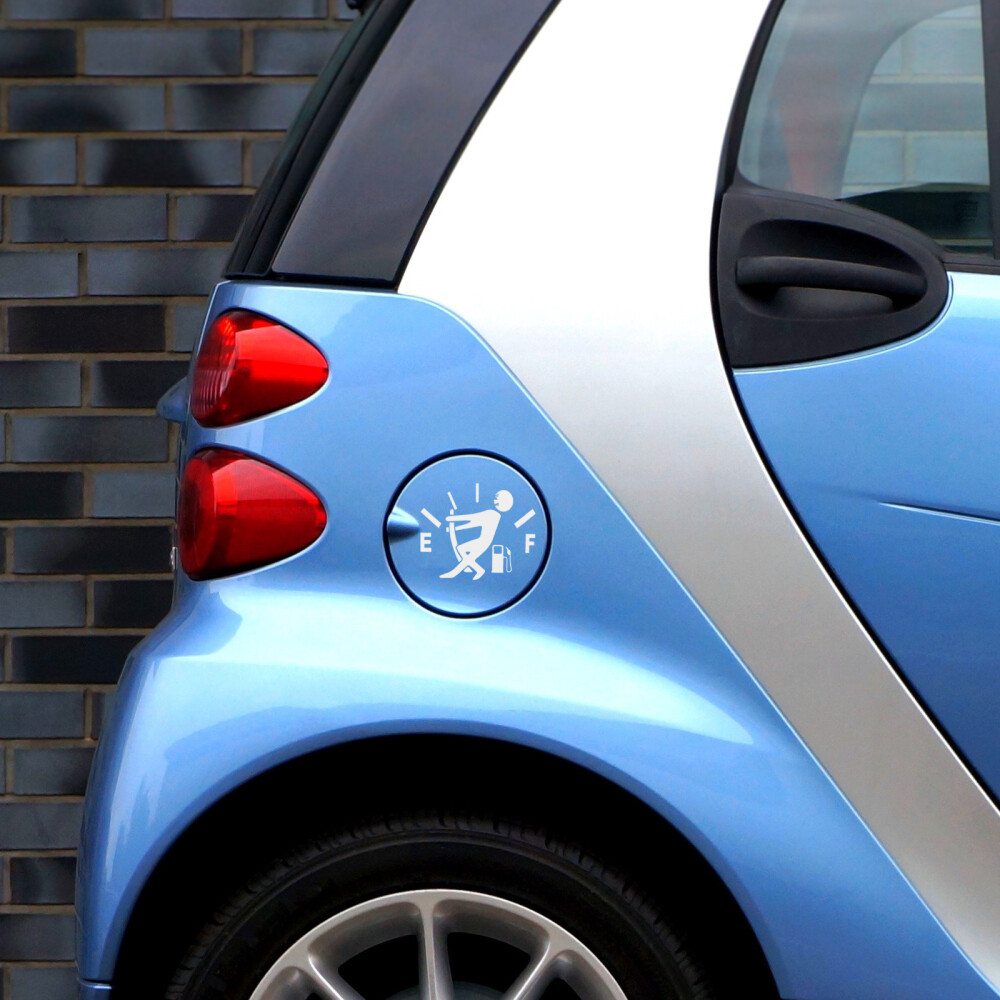 3 Sheets Professional Empty Fuel Tank Stickers Funny Car Stickers Car eBay