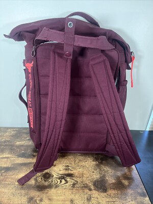 Under Armor X Project Rock Box Duffle Back Pack Dark Maroon 