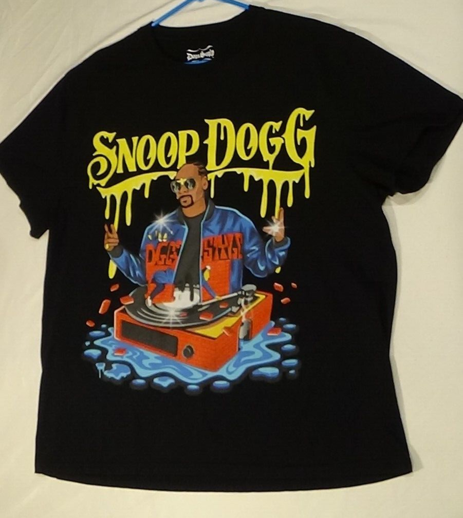Snoop Dogg Supply Shirt XL Extra Large Black Record Player