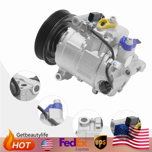 A/C Air Conditioner Compressor w/ Clutch For Audi A6 A7 Q5 S4 S5 2006 ...